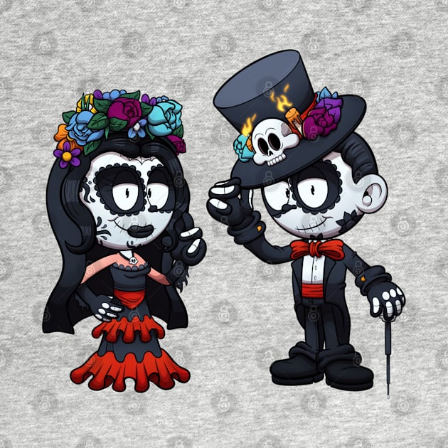Day Of The Dead Sugar Skull Kids by TheMaskedTooner
